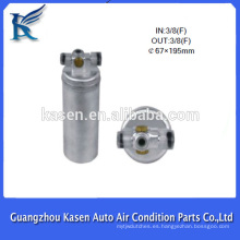 Aire acondicionado ac Receptor Secador de aire / c receptor Secador / Acumulador 67x195mm 3/8 &quot;(F) Filtro Secador